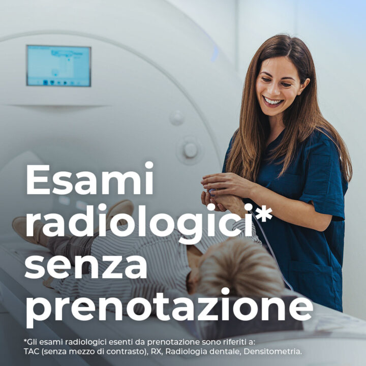 Esami radiologici senza prenotazione