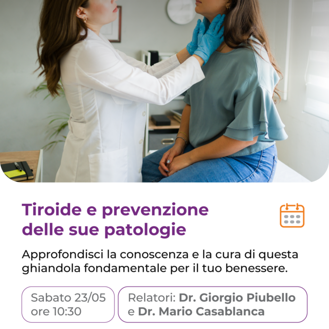 Tiroide e prevenzione evento CEMS aperto al pubblico