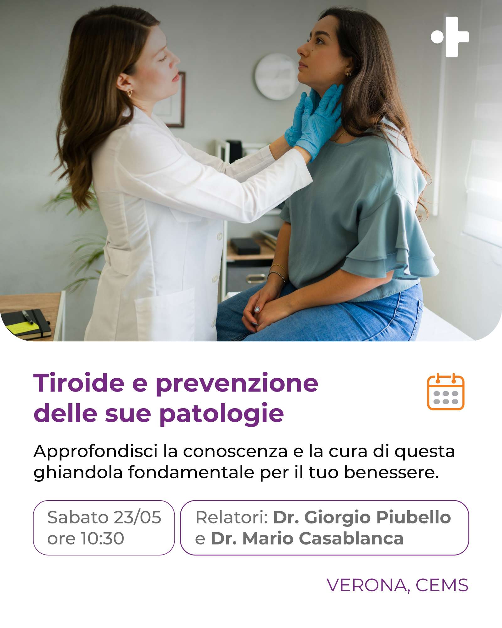 Tiroide e prevenzione evento CEMS aperto al pubblico