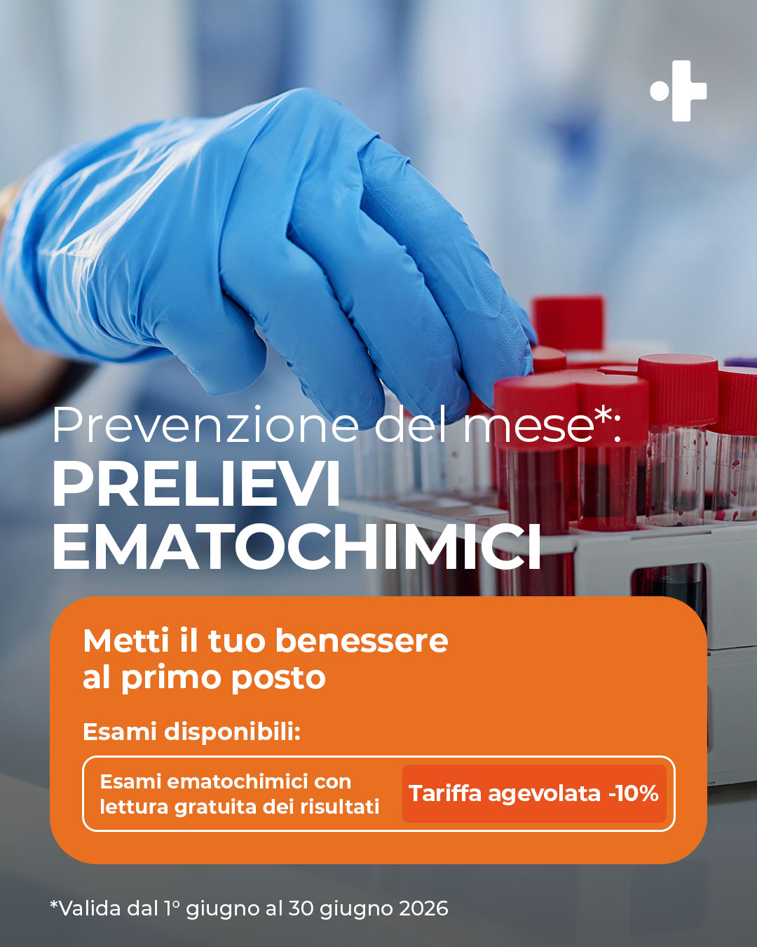 Promo prelievi ematochimici con visura risultati gratuita