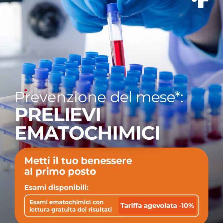 Promo luglio prelievi ematochimici con visura risultati gratuita