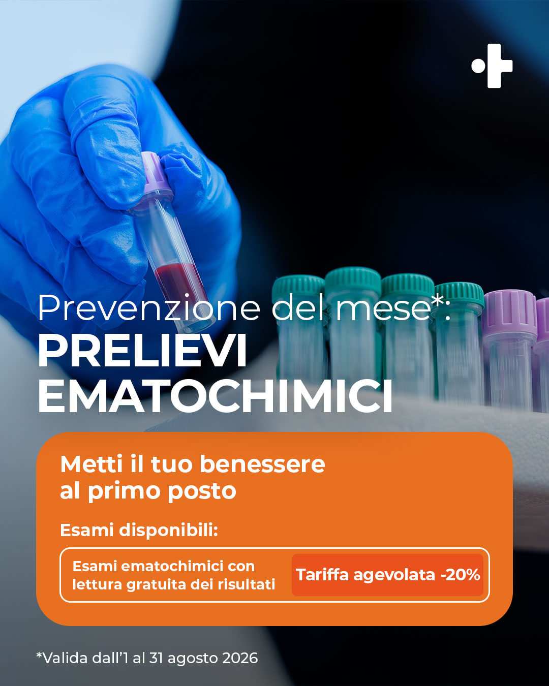 Prevenzione mese agosto esami ematochimici tariffa agevolata